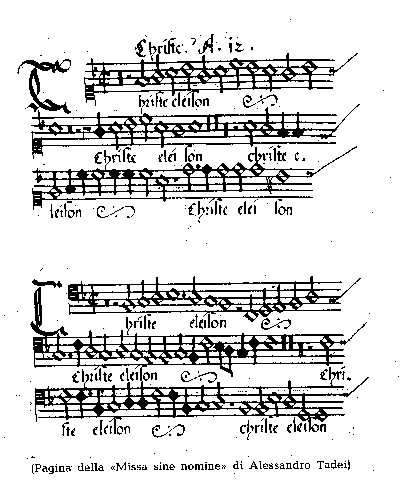 Tadei Missa sine Nomine